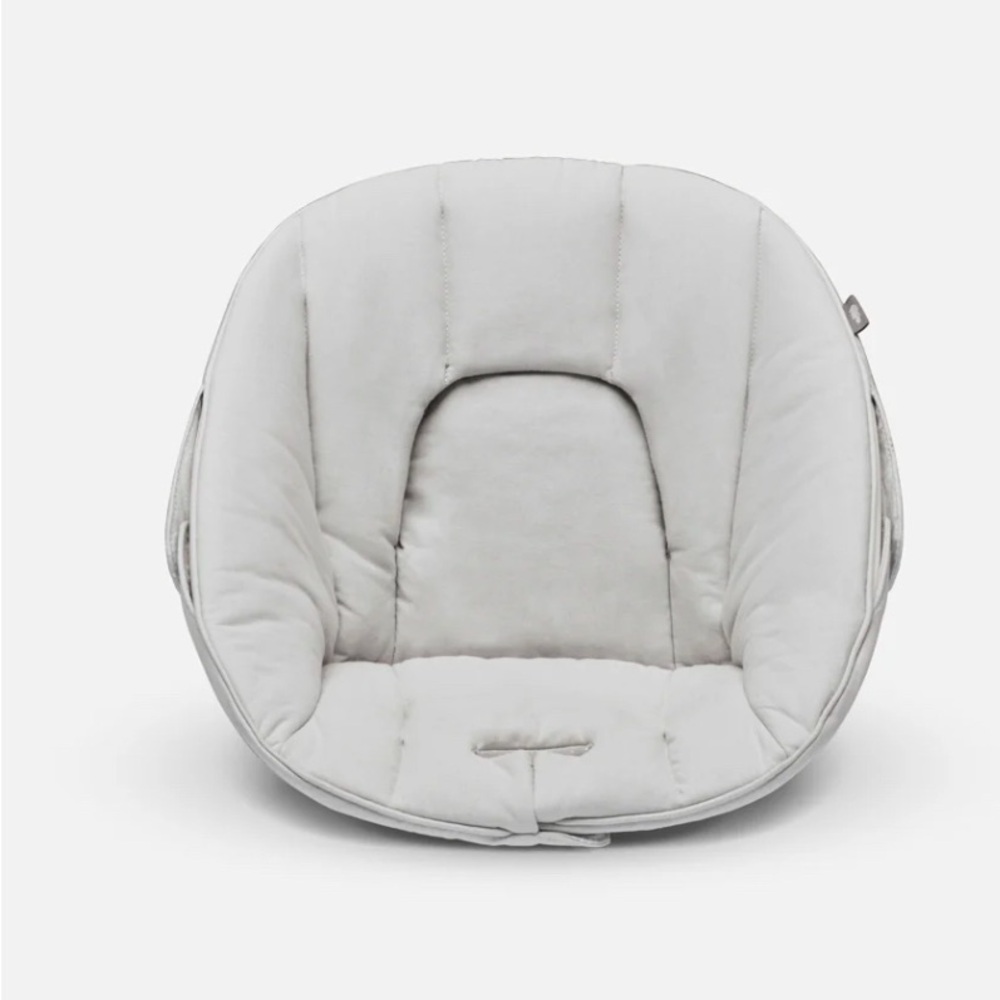Lalo Organic Cotton High Chair Seat Cushion Grey